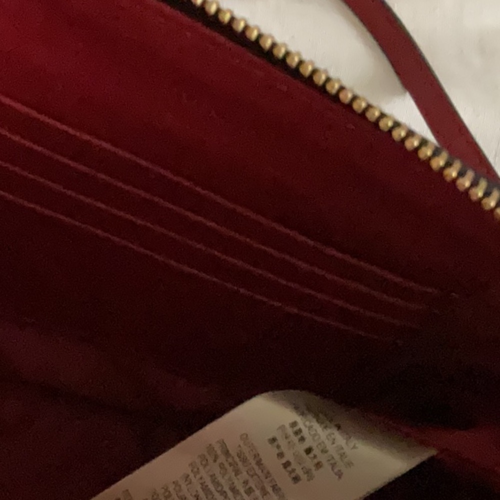 Burberry Red and Tan Crossbody Bag with Iconic Check Pattern - Picture 5 of 6